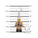 LEGO® STAR WARS™ - Luke Skywalker Schlüsselanhänger mit Taschenlampe