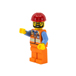 LEGO GELSTIFT MIT LEGOFIGUR  FARBE: SCHWARZ 