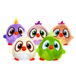 HATCHLINGS SLAMMERS 8 CM PELUCHE CON SUONO 