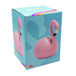 FLAMINGO SALVADANAIO IN CERAMICA CON RILIEVO 19X8X19 CM