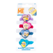 MINIONS 4 MOTIFS PONYTAIL HOLDER ON BACKER CARD