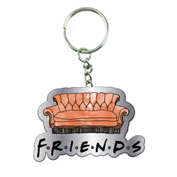 FRIENDS EINGRAVIERTER METALL SCHLÜSSELANHÄNGER 