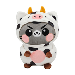 FUNNY CATS KUH PLÜSCH 21 CM