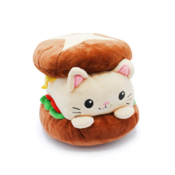 YUMMIE CATS CAT CHESTNUT BREAD PLUSH 23 CM