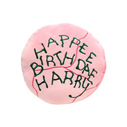 HARRY POTTER BESTICKTES KISSEN "HAPPY BIRTHDAY" 