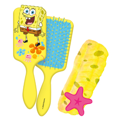 SPONGEBOB SET BÜRSTE UND PLÜSCHHAARBAND 