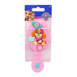 PAW PATROL GIRLS HAIRBRUSH WITH RELIEF FIGURE ON BACKERCARD