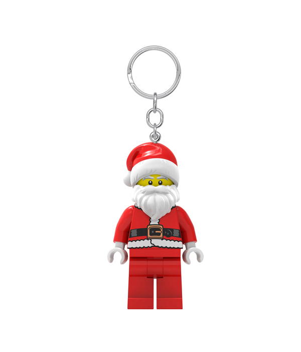 LEGO® Santa Claus Schlüsselanhänger mit Taschenlampe
