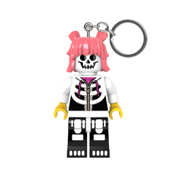 LEGO®  Skelettmädchen Schlüsselanhänger mit Taschenlampe