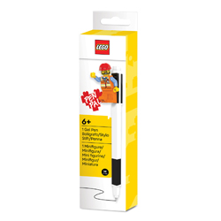 LEGO GELSTIFT MIT LEGOFIGUR  FARBE: SCHWARZ 