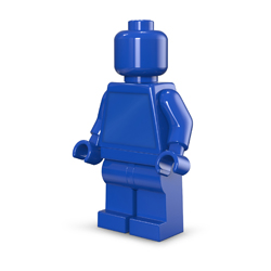 LEGO® TIME BY IQHK WECKER MINIFIGUR BLAU