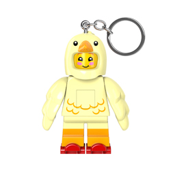 LEGO® Hühnchen Skater Schlüsselanhänger mit Taschenlampe