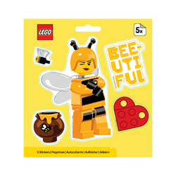 LEGO® MINIFIGURES™ AUFKLEBER VALENTINSBIENE