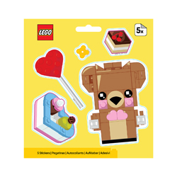 LEGO® MINIFIGURES™ VALENTINSBÄR AUFKLEBER