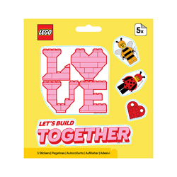 LEGO® MINIFIGUREN™ AUFKLEBER VALENTINSBAUEN