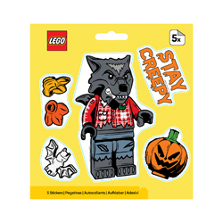 LEGO® MINIFIGURES™ AUFKLEBER HALLOWEEN-WERWOLF