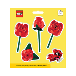 LEGO® BOTANICALS AUFKLEBER ROSE