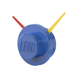 LEGO® TIME BY IQHK WANDUHR 1X1 RUND BLAU