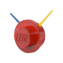 LEGO® TIME BY IQHK WANDUHR 1X1 RUND ROT