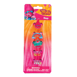 TROLLS SET: 5 RINGE AUS METALL