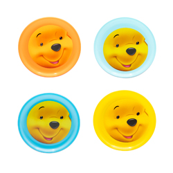 WINNIE 4 BUNTE PLASTIKTELLER